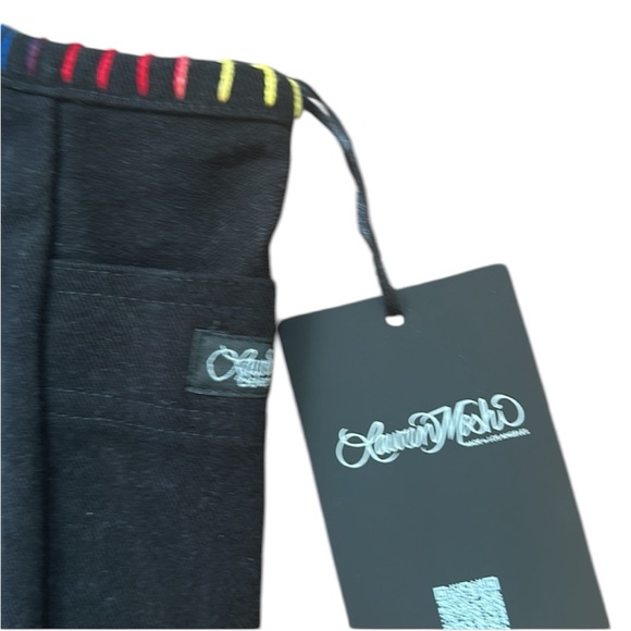 NEW LAUREN MOSHI EMBROIDERED CRYSTAL PEACE LIGHTNING TOTE - Picture 5 of 9